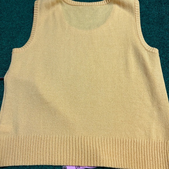 Soca St John Mustard Knit Tank Large NWOT - Picture 7 of 11